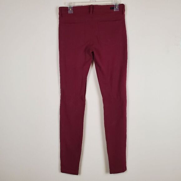 Kut From The Kloth Dark Red Jennifer Ultra Skinny Pants Size 4 - Picture 4 of 8